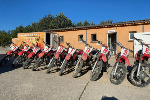 Moto Cross on track