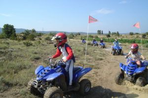 Quadcircuit voor kinderen